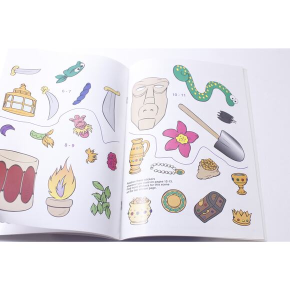 Muppet, Treasure Island, Sticker, Fun, 1995, Jim Henson,ring Book, Vintage, CRIS - Picture 3 of 5